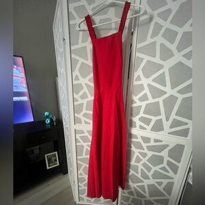 Zara Vibrant Red Maxi Dress